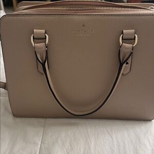Kate Spade Taupe Leather shoulder bag/Satchel